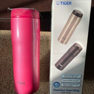 New Tiger Stainless Steel Thermo Mug Lightweight 16oz (480ml) Raspberry Pink